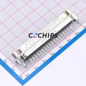 L717SDCH37POL2RM8 D-Sub/VGA Connector Through hole Component (THT) Connector Male 37P Through Hole 2 - Product Image 2