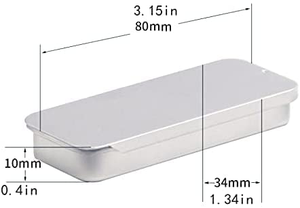 กล่องโลหะแบบเลื่อนเก็บลิปบาล์มสั่งทำพิเศษจากโรงงานโดยตรง - Product Image 5