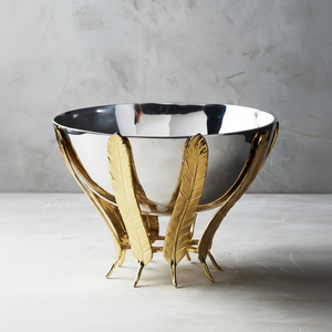 Cuencos de frutas de acero inoxidable con ramitas, ensaladeras, cuencos de nueces para mostradores y mesa de fábrica directa - Product Image 1