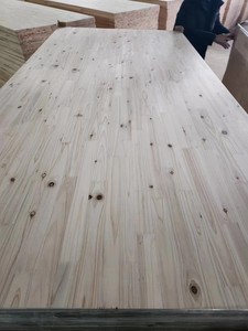 Panneau de cèdre chinois massif de 18 mm, 100 % cèdre massif, panneau collé sur le bords avec nœuds et jointures à languettes pour meubles - Product Image 4