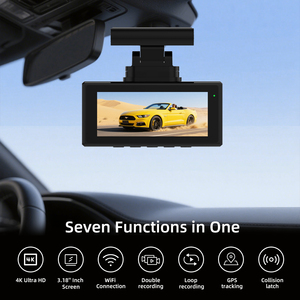 <span class=keywords><strong>Promotion</strong></span> Nouvel An 2026 : Caméra de Tableau de Bord et Enregistreur Vidéo T1 Pro WiFi Vision Nocturne Double Objectif 4K avec Contrôle par Application et Garantie 1 An - Product Image 2