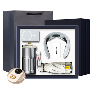 Ngày Valentine và Trung Quốc năm mới kinh doanh Bộ quà tặng bao gồm LED hiển thị Thermos cổ massager ô - Product Image 4