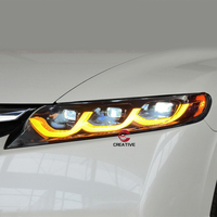 Feux de voiture pour Honda Civic 8ème génération 2006-2011 Phare LED Projecteur Phare Feux de jour Accessoires automobiles