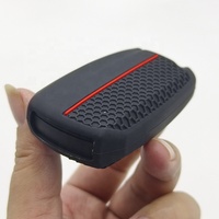 Étui de clé en silicone multicolore contrasté, résistant à l'huile, facile à nettoyer, portable, pour clé intelligente de camionnette Dodge RAM