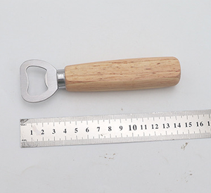 Ouvre-bouteille à manche en bois, ouvre-boîte à bière créatif, ouvre-bouteille domestique en acier inoxydable, vente en gros de vins - Product Image 6