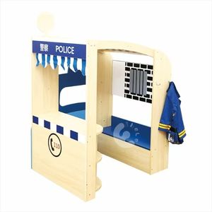 Eibele alta calidad jardín de infantes niños divertido juego de rol casa comida rápida tema interior casa de madera <span class=keywords><strong>para</strong></span> niños casa de juegos de madera - Product Image 5