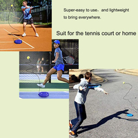 Entraîneur de Tennis en Solo, ballon de rebond, remplissage et perceuse, entraîneur de Tennis avec ficelle, équipement de pratique de Tennis