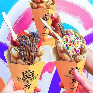 Hộp Đựng Bánh Crepe Khoai Tây Chiên In Theo Yêu Cầu Hộp Đựng Thực Phẩm Hộp Đựng Kem Sinh Thái Dùng Một Lần - Product Image 5