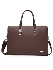 <span class=keywords><strong>Sac</strong></span> à <span class=keywords><strong>main</strong></span> de <span class=keywords><strong>luxe</strong></span> personnalisé pour <span class=keywords><strong>homme</strong></span>, en cuir PU imperméable, grande capacité, pour ordinateur portable, avec bandoulière, idéal pour le bureau et les affaires - Product Image 6