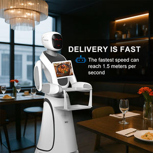 روبوت مرن لتوجيه الطاولة وشحن أوتوماتيكي روبوت لتقديم خدمات المطاعم روبوت ذكي للمطاعم - Product Image 4