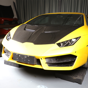 Kit de modification et de protection du capot moteur en fibre de carbone pour Huracan LP580/610 V Style, années 2014-2023 - Product Image 3
