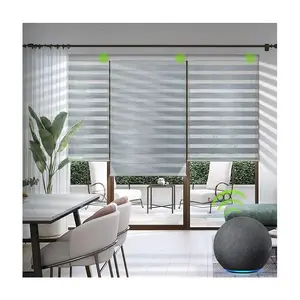 Wholesale Blinds Suppliers Factory Price Blackout Zebra Blinds Auto Solar Panel Window Shades