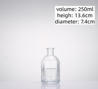 Diffuseur d'huiles essentielles personnalisé en verre écologique avec bâtonnets de roseau, flacon de luxe pour aromathérapie