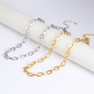 Myshape collana a catena semplice da donna in acciaio inossidabile Color oro collane girocollo moda per feste regalo per gli <span class=keywords><strong>amici</strong></span> <span class=keywords><strong>amanti</strong></span> - Product Image 6