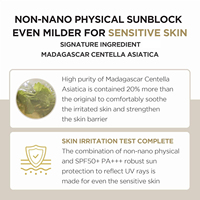 Crème Visage Hydratante et Protectrice Solaire à la Centella de Madagascar Marque Blanche SPF 30+ 50ml Protection UVA/UVB Puissante avec Vitamine C