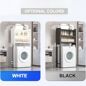 Mensola della lavanderia sopra il ripiano di stoccaggio della lavatrice - Product Image 3