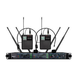 Ur4d + <span class=keywords><strong>New</strong></span> Arrival đúng sự đa dạng chuyên nghiệp Microphone không dây cầm tay tai nghe mic cổ áo cho hội nghị sân khấu Lớn hiển thị - Product Image 5