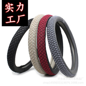 Funda para Volante de Coche Universal de 38 cm, de Seda de Hielo, Transpirable, Antideslizante, para Uso en Verano - Product Image 5