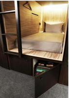 Nouveau design de lits superposés à capsules double couche en métal RW Lits superposés simples/doubles/triples à expédition directe d'usine