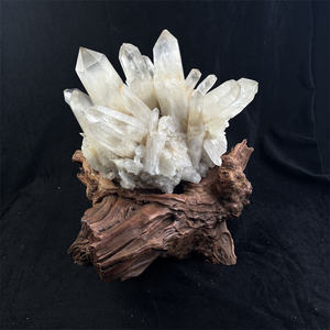 Toptan toplu şifa taşları doğal kaya kuvars beyaz büyük temizle kuvars kristal küme dekorasyon için - Product Image 1