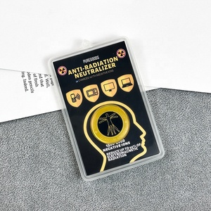 Autocollant de protection EMF en Shungite, autocollant <span class=keywords><strong>anti</strong></span>-rayonnement, bouclier <span class=keywords><strong>anti</strong></span>-rayonnement pour téléphone, autocollants <span class=keywords><strong>anti</strong></span>-rayonnement clignotants - Product Image 1