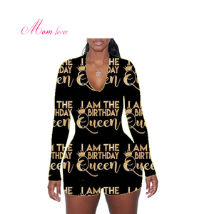 Combinaison longue « Je suis la reine de l'anniversaire » pour femme, tenue de fête d'anniversaire, cadeau d'anniversaire, pyjama pour femme - Product Image 1