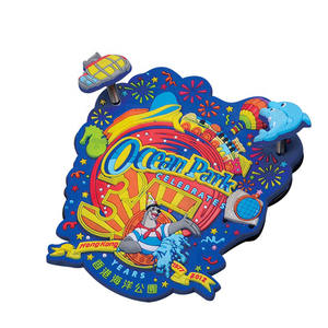 הודו גומי סיליקון 3D מגנט למקרר pvc - Product Image 2