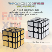 Cube magique miroir 3x3 à haute efficacité, SpeedCube lisse, Puzzle Cubes, jouet