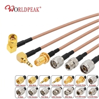 Câble coaxial RF personnalisé WODF SMA BNC TNC UHF N Type pour antenne Wifi, rallonge de câble de liaison RG174 RG316 RG58 RG400