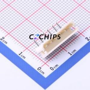 HC-5264-6AW Wire-to-Board Pin Header Bent Lead Through Hole,P=2.5mm Connector 1x6P 2.5mm Right Angle Insert Mini-SPOX (5264) - Product Image 1