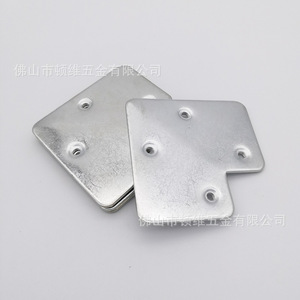 Supports d'angle en aluminium Autonomy 62x41x2mm, connecteurs en forme de L pour quincaillerie de porte d'armoire - Product Image 2