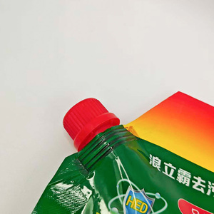 Custom 1300g PE <b>Plastic</b> <b>Packaging</b> Security Reclosable Leak Proof Bag Stand up Spout Pouch for Household Laundry Liquid Detergent - Product Image 2