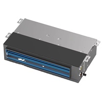 Système CVC horizontal dissimulé économe en énergie Ventilateur hydraulique Conduit d'air flexible pour le chauffage des hôpitaux Matériau en acier