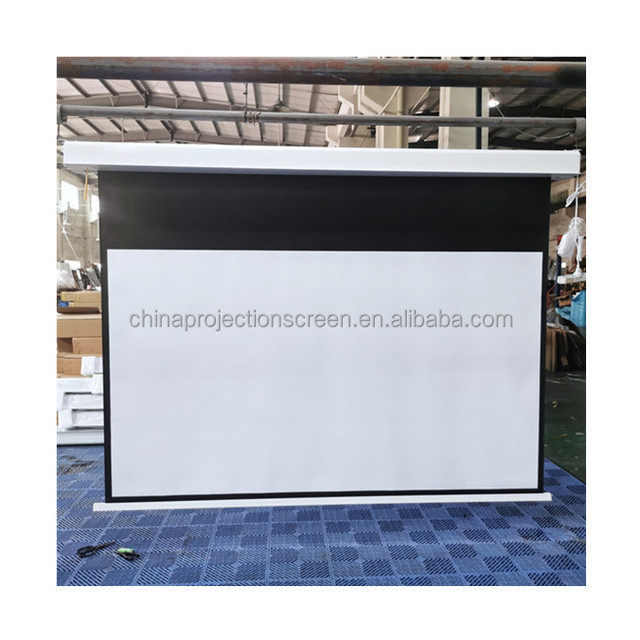 TELON Customize Big Size 250-300inch Motorized Projector Screen with Remote Control