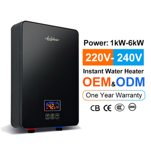 Chauffe-eau électrique sans réservoir haute densité 230V 6000W Affichage de la température LED pour les hôtels de familles nombreuses Boîtier en plastique durable - Product Image 2