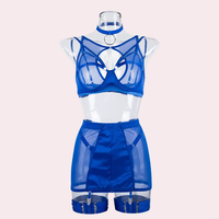 Ensemble de jupe SM 2023, nouvelle collection, jupes pour femmes, dentelle transparente, soutien-gorge sexy, lingerie sexy, ensembles de soutien-gorge et culottes