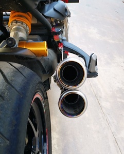 Monster1 200 821 SC ống xả hack 821 Hacker 821 AR Điều kiện Mới thép không gỉ mufflers hợp kim xe máy hệ thống ống xả - Product Image 6