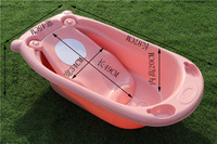 Baignoire pour bébé portable en plastique et métal, avec filet pour nouveau-né et table pour nourrisson, pour filles, vente en gros, Taizhou