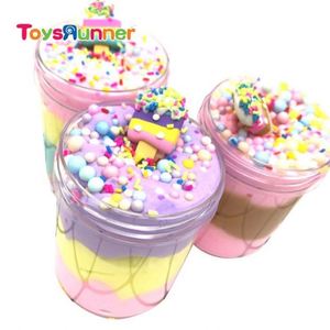Arcilla Plástica de Colores Mezclados, Rodajas de Silicona para Slime, Chispas, Cuentas de Espuma, Dulces, Mantequilla, Juguete Suave para Niños, Antiestrés - Product Image 1
