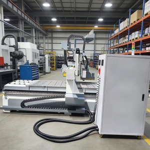 Machine CNC pour le travail du bois : <span class=keywords><strong>Scie</strong></span> à nesting, polissage, sectionnement pour la fabrication de meubles, panneaux d'armoires, motifs en mélamine et portes en bois - Product Image 3