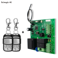 Télécommande PUJOL VARIO 433 MHz pour portes de garage et stores, récepteur AC 230 V DC 12 V, émetteurs portatifs PUJOL