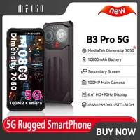Smartphone robuste IIIF150 B3 Pro 5G Deca Core Android 14, 10800 mAh, 16 Go, 512 Go, 100 MP, 30 W, double écran 66 pouces ultra-fin