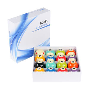 Billes de <span class=keywords><strong>billard</strong></span> Sdais Pool Crystal Ball American Black 5,72 cm, jeu complet, billes de compétition pour tournoi, utilisation au <span class=keywords><strong>billard</strong></span> - Product Image 3