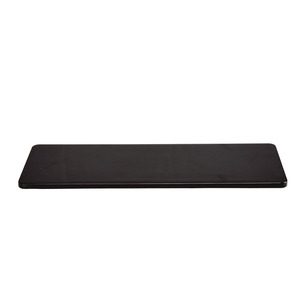 <span class=keywords><strong>Assiette</strong></span> rectangulaire en <span class=keywords><strong>ardoise</strong></span> de dîner en <span class=keywords><strong>plastique</strong></span> de couleur noire <span class=keywords><strong>assiette</strong></span> en mélamine de plus grande taille - Product Image 2