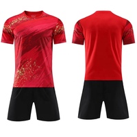 5-14 enfants garçons équipe de Football formation Football uniforme tenues T-Shirt avec Shorts ensembles course Jogging jeu Sport réunion cyclisme