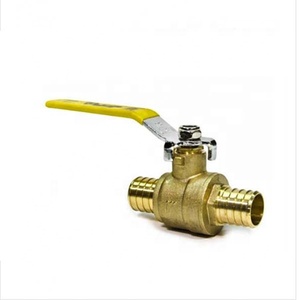 1/4 "lần lượt 1/2" 3/4 "1" inch pex Brass đầy đủ cổng tắt bóng van - Product Image 2