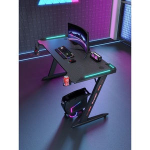 Gaming <b>Desk</b> 120x60x74 Cm With Rgb Lights For <b>Computer</b> Setup - Product Image 4