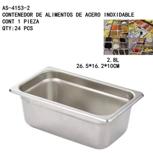 Contenitore per alimenti in acciaio inossidabile cucine e contenitori per la fornitura di Catering eleganti creativi - Product Image 1