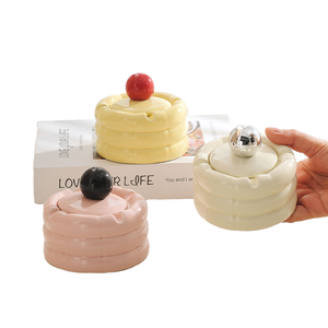 Cendriers en céramique modernes et élégants, résistants au vent, décorations charmantes pour la maison, le salon ou le bureau - Product Image 4