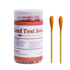 Kit de <span class=keywords><strong>test</strong></span> de plomb Vansful résultats 60s fonctionnement manuel usage domestique haute précision écouvillon de plomb toutes surfaces en plastique métal 2 ans - Product Image 3